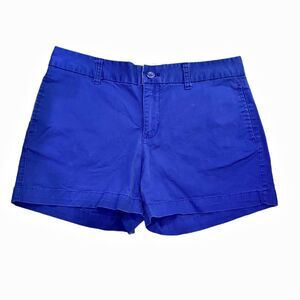 Khakis By Gap Royal Blue Shorts Womens Size 4 Cotton Stretch Classic Casual
